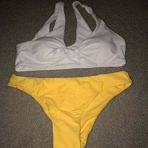 Zaful tie knot swim suit.